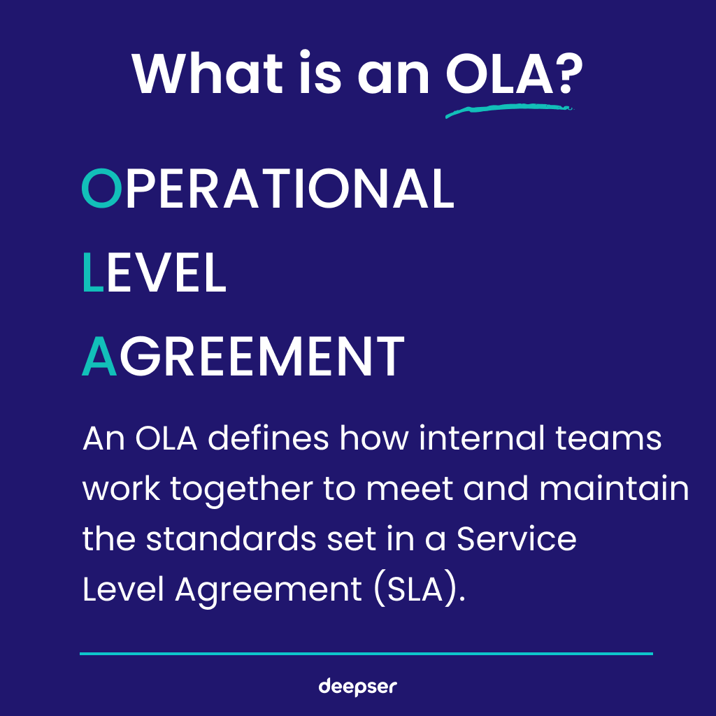 What is an Operational Level Agreement infographic